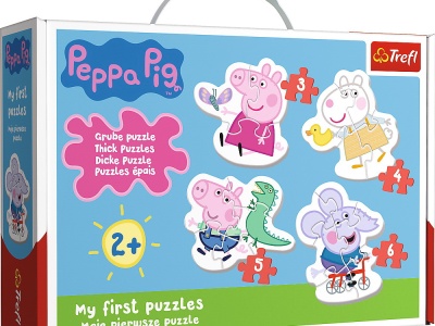 PUZZLE BABY CLASIC SIMPATICA PEPPA PIG 18 PIESE - Img 2