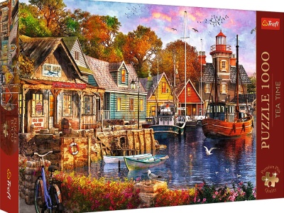PUZZLE TREFL 1000 PREMIUM PLUS TEA TIME PORTUL MINUNAT - Img 1