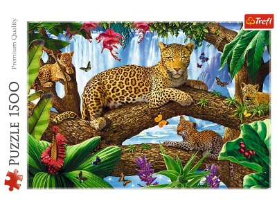 PUZZLE TREFL 1500 JAGUAR INTR-O PAUZA ODIHNITOARE - Img 3