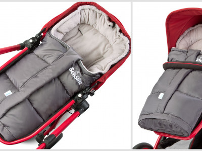 Sac de iarna Sensillo 3 in 1 POLAR Grafit/Gri - Img 2
