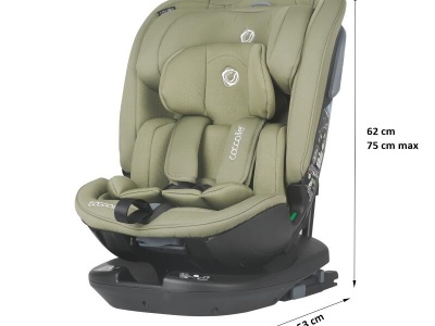 Scaun auto rotativ iSize Coccolle Velsa Moss green - Img 5