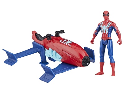 SPIDERMAN SET VEHICUL HYDRO JET SI FIGURINA SPIDER MAN 10CM - Img 3