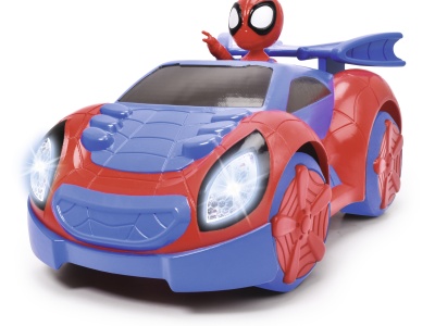 SPIDEY PRIETENII EXTRAORDINARI MASINUTA CU TELECOMANDA WEB RACER SCARA 1:18 - Img 2