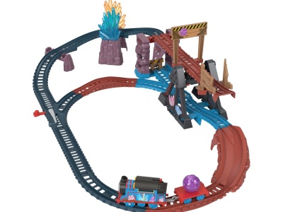 THOMAS SET DE JOACA CRYSTAL CAVES ADVENTURE CU LOCOMOTIVA MOTORIZATA THOMAS - Img 4