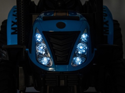 Tractor Electric NEW HOLLAND 2x12V10Ah albastru - Img 4