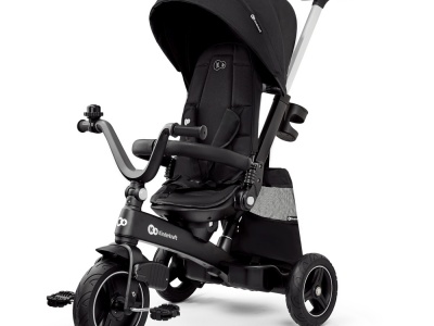 TRICICLETA KINDERKRAFT EASYTWIST, BLACK - Img 1