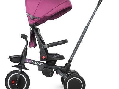 Tricicleta multifunctionala Coccolle Venti Magenta - Img 3