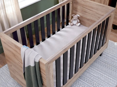 Tutti Bambini – Patut evolutiv 3 in 1 Como Oak & Slate Grey - Img 1