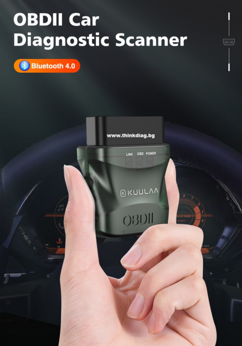 KUULAA OBD2 Scanner Bluetooth 4.0 ELM327 V1.5 OBD 2 Автомобила диагностика за IOS Android PC ELM 327