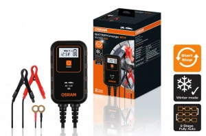 ЗАРЯДНО ЗА АВТОМОБИЛ OSRAM 904, 6/12V, 2/4A за акумулатори до 90Ah