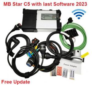 MB Star C5 Car Truck Star Diagnosis Multiplexer SD Connect C5 with SSD DAS EPC Car Truck Diagnostic Tool