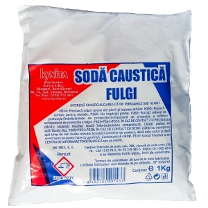 Soda caustica fulgi