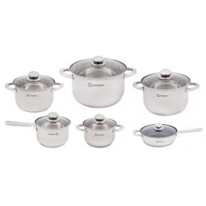 Set cratite inox 6 PCS + capac sticla - Img 3