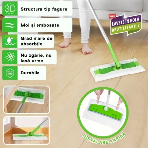Lavete Profesionale Embosate albe 5/set - Img 2