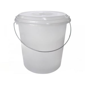 Galeata 15 L + capac transparent