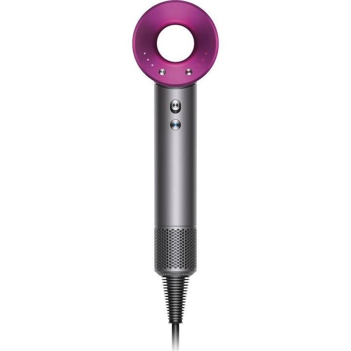 Uscator de par 5 in 1, Smartix, motor digital 1600W, duze magnetice, ionizare puternica, 4 trepte temperatura, 3 viteze, silentios, filtru detasabil, gri-mov - Img 2
