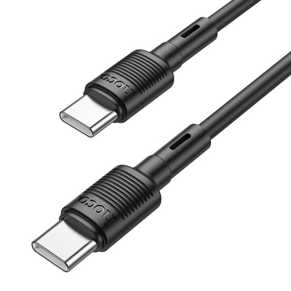 Cablu USB-C, Hoco X83, PD60W, QC3.0, 1m, negru