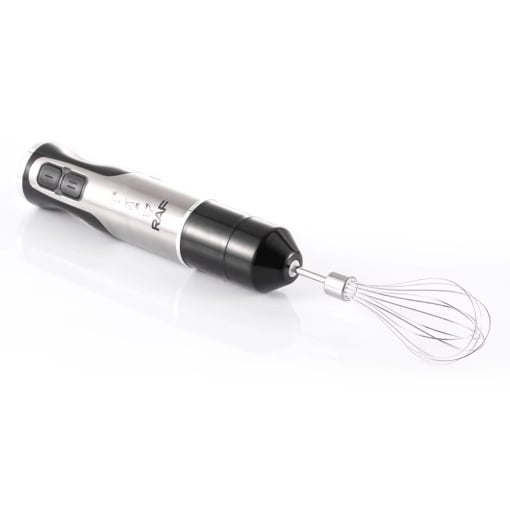Blender Raf R3006, 1600W, 500ml + 600ml, negru-arginti