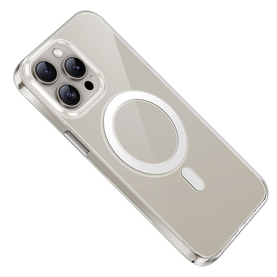 Husa iPhone 15 Pro Hoco AS4, MagSafe, antidrop, UltraClear, protectie 360°