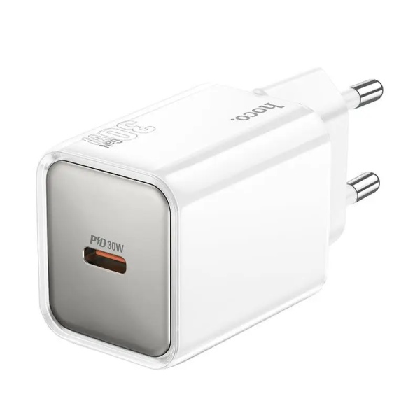 Incarcator Retea Hoco N47, PD30W, 1xUSB-C, alb