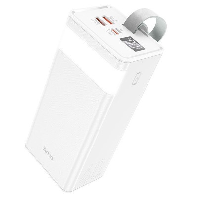 Baterie externa Hoco J86, 40000mAh, 22.5W, USB-C PD, QC 3.0, LED, alb
