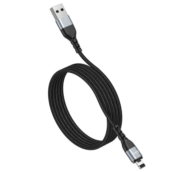 Cablu USB-A la USB-C, Hoco U96, 18W, 2.4A, 1m, negru