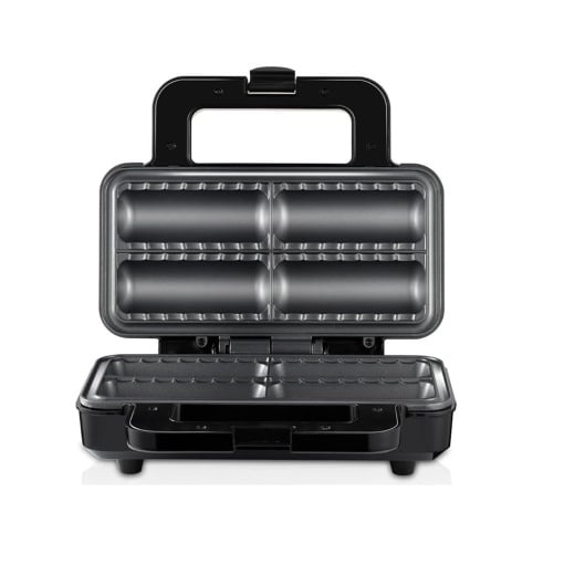 Aparat de prajit hotdog/rulouri sau plăcinte Raf R529, 800W, negru