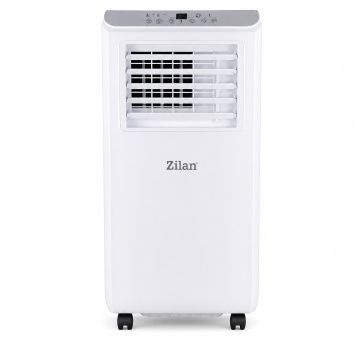 Aer conditionat portabil Zilan ZLN2495, 7000 BTU, functie racire dezumidificare ventilatie, telecomanda, alb
