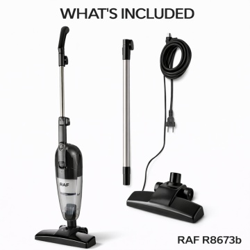 Aspirator Vertical 2 in 1 Raf R8673B, 600W, Filtrare Ciclonică Putere 35000 RPM, Negru - Img 8