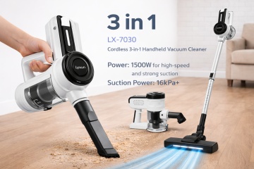 Aspirator Vertical 3 in 1 LX-7030 Hyper Velocity 1500W 16KPA Cablu 4m Alb Negru - Img 4
