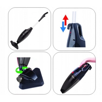 Aspirator vertical Zilan ZLN1235, 800W, fara sac, 2L, maner detasabil, talpa triunghiulara, cablu 5m, negru - Img 3