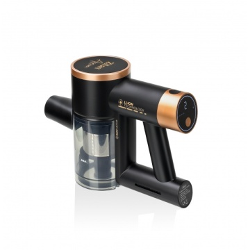 Aspirator vertical Zilan ZLN3099 Aurum, 220W, fara fir, 6 trepte, tub pliabil, filtru HEPA, autonomie 40min, LED, 350ml, negru-auriu - Img 3
