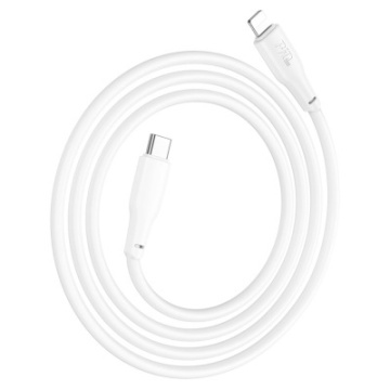 Cablu USB-C la Lightning Hoco X93, PD20W QC3.0 - 2m, alb - Img 3