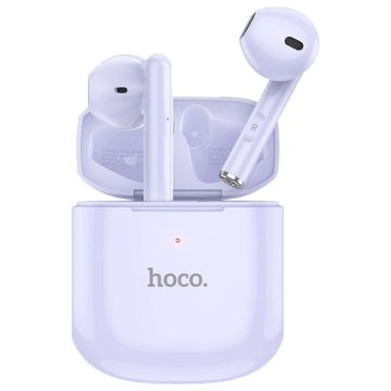 Casti Wireless Hoco EW19 Plus, Ear Buds, BT 5.3, 180h StandBy, 300mAh, Delighted, violet - Img 1