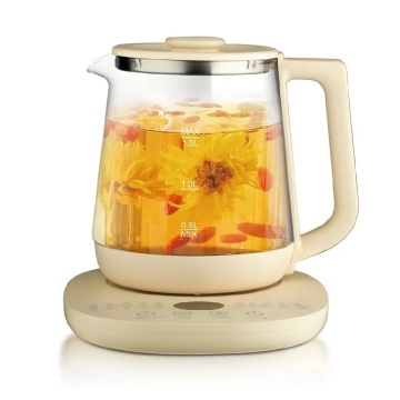 Ceainic electric Raf R7937 1.5L, 800W, sticla borosilicata, control temperatura - Img 2
