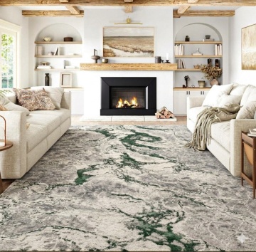 Covor Livario Aurum Galaxy Verde Smarald