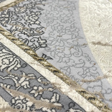 Covor Livario Granite Iran Lux Khorasan 6689C Bej Gri Persan - Img 7