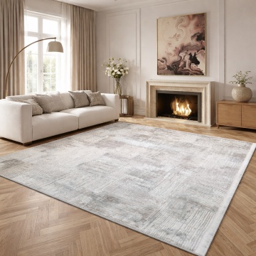 Covor Livario Porto Modern Crem Deschis Geometric