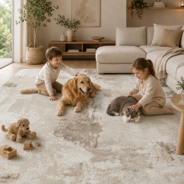 Covor Premium Livario Premium Stone - CREAM BEIGE - Img 8
