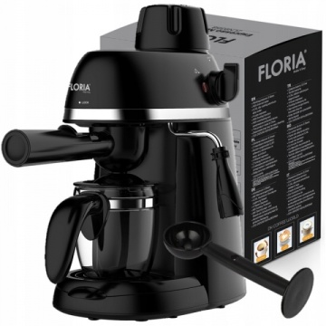 Espressor Floria ZLN9358 – 800W, 3.5 bar, 4 cesti, protectie supraincalzire, negru - Img 5