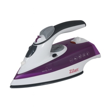 Fier de calcat Zilan ZLN8083, 2200W, talpa ceramica, abur si uscat, autocuratare, mov