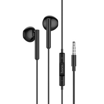 Handsfree Hoco M64, In Ear, 3.5mm, 1.2m, Driving, Mic & Volume Key, HiFi, negru - Img 1