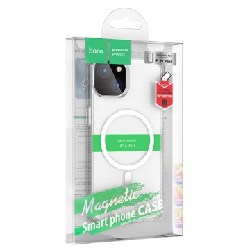Husa iPhone 14 Plus Hoco, MagSafe, shockproof, protectie premium, transparent - Img 6