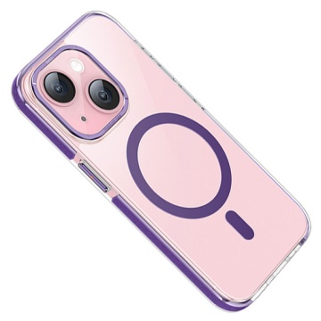 Husa iPhone 15 Hoco AS6, MagSafe, GripEdge, protectie premium, violet - Img 2