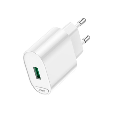 Incarcator Retea Hoco C109A, 18W, 1xUSB-A, QC 3.0, alb - Img 2