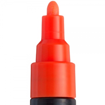 Marker UNI Posca PC-5M, varf rotund, 1.8-2.5mm, portocaliu inchis - M444 - Img 3