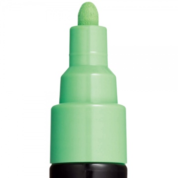 Marker UNI Posca PC-5M, varf rotund, 1.8-2.5mm, verde deschis - M460 - Img 3