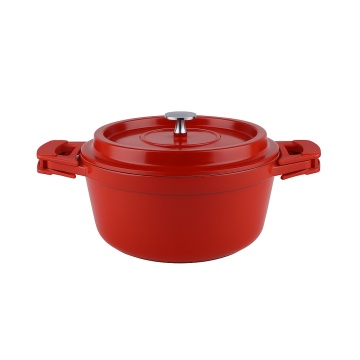 Oala RETRO Zilan ZLN0903, 28 cm, 6.3L, 5 straturi, aluminiu turnat sub presiune, compatibila inductie, cuptor si masina de spalat vase