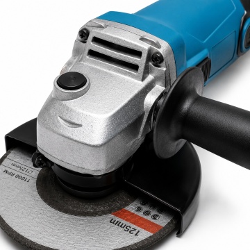Polizor unghiular electric flex cu fir 900w, 11000rpm, 125mm, tip PJA, Pexor negru-turcoaz - Img 2