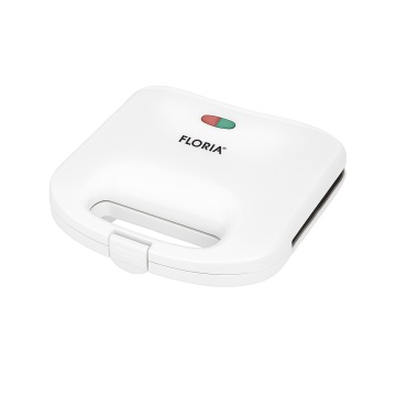 Sandwich maker Floria ZLN-0830, alb, 750W, grill antiaderent, indicator luminos, compact, depozitare verticala - Img 1